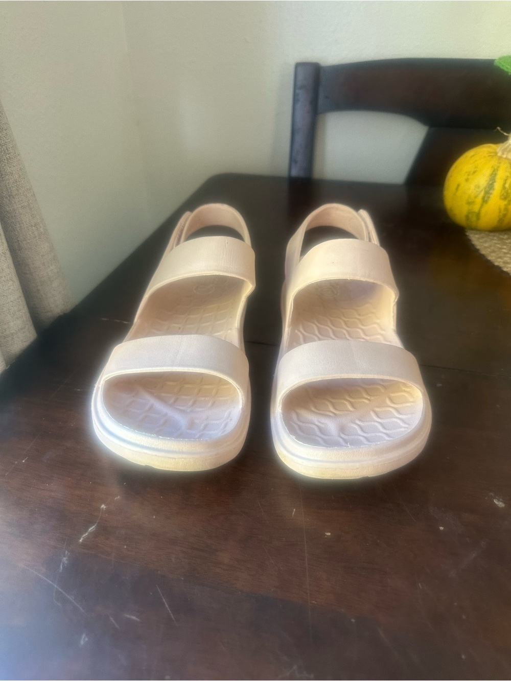 Chinese Laundry Light Pink Double-Strap Slingback Sandals